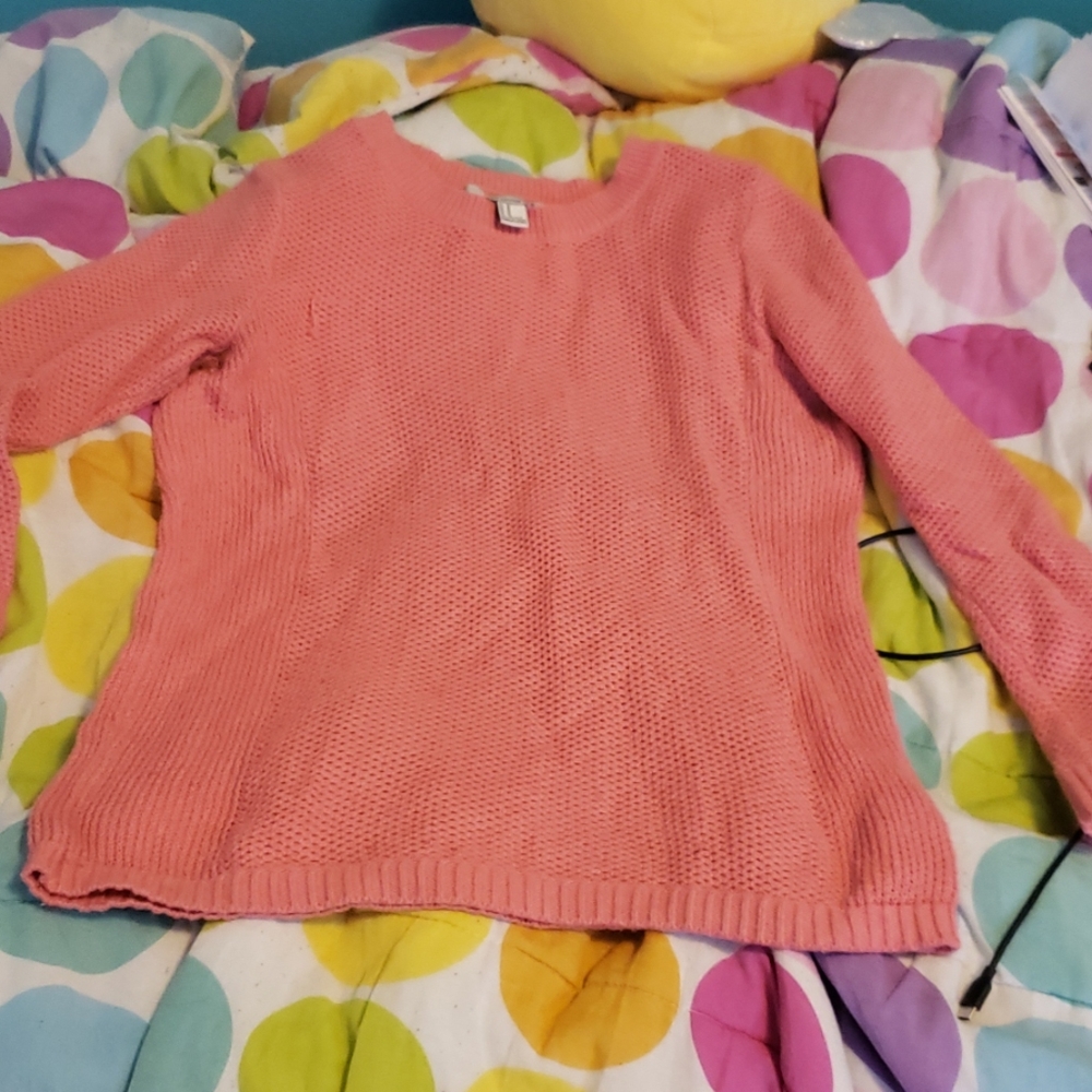 Coral sweater